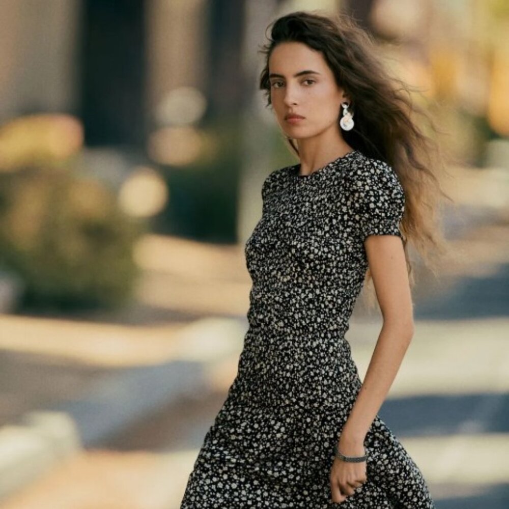 Reformation Kiria Dress Black - Size 2